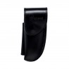 Funda de cuero negro para cuchillo