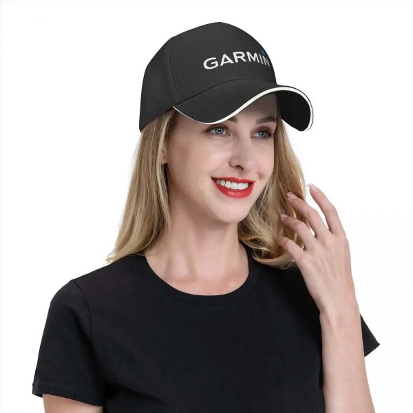 Gorra negra ajustable Garmin - N°5 - comptoirnautique.com 