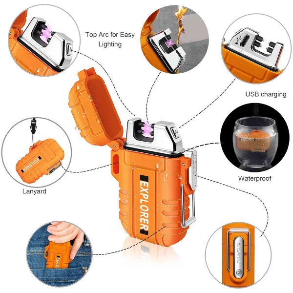 Briquet rechargeable waterproof Explorer - N°4 - comptoirnautique.com