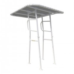 T-Top Original Structure blanc toile gris Fishmaster