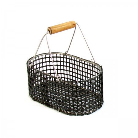 Panier à coquillages inox maille PVC