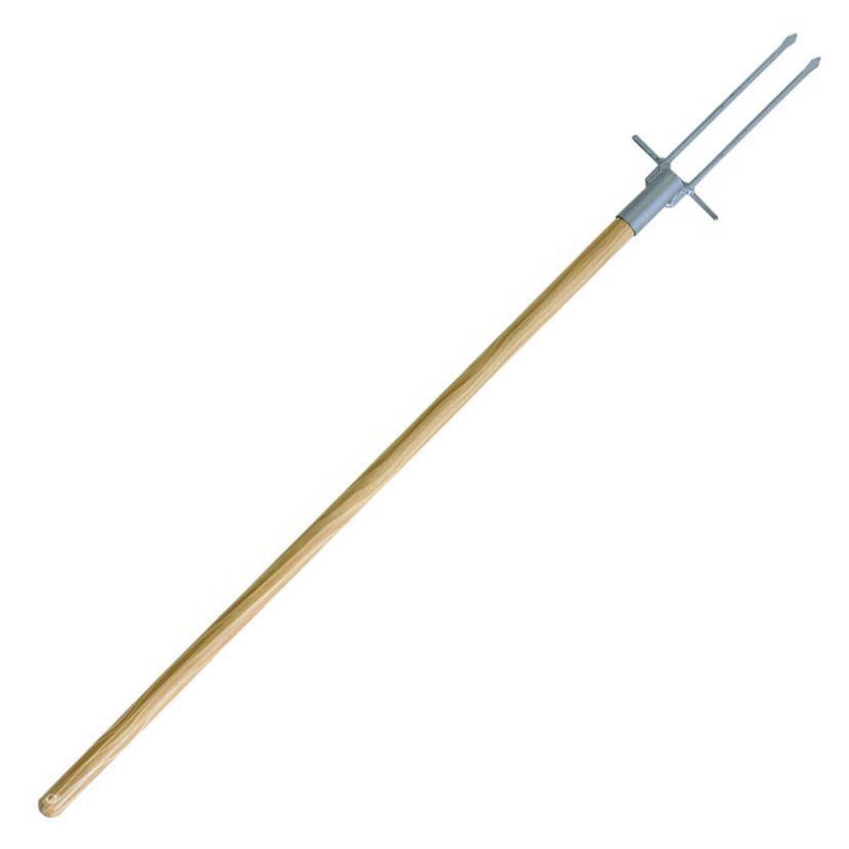 Fourche inox avec manche en bois 120 cm - Seanox