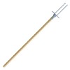 Fourche inox avec manche en bois 120 cm - Seanox - N°1 - comptoirnautique.com