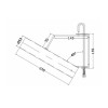 Spinnaker pole holder with spindle adjustment - N°2 - comptoirnautique.com 