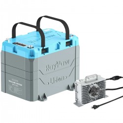 Batterie lithium Roypow LifePO4 24V/100A avec chargeur