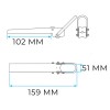 Rullo di prua per ancore DELTA e DTX 10 - 16 - 20 Kg - N°2 - comptoirnautique.com