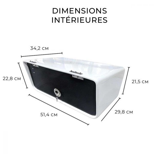 Caisson de rangement pour T-Top dimensions intérieures - N°7 - comptoirnautique.com