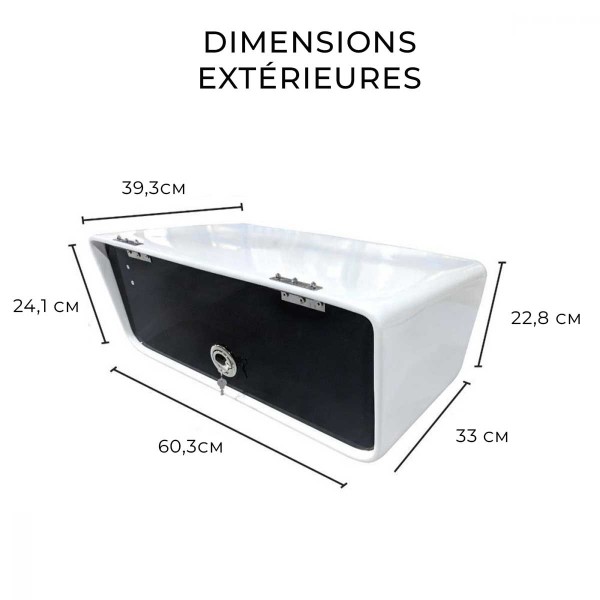 Caisson de rangement pour T-Top dimensions extérieures - N°8 - comptoirnautique.com