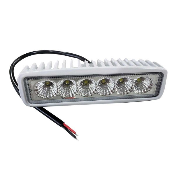 Projeteur LED 12 V 18W 1530 lumens de face - N°2 - comptoirnautique.com