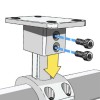 Platine de montage d'antenne rabattable montage - N°8 - comptoirnautique.com
