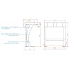 dimensions leaning post access seanox - N°5 - comptoirnautique.com