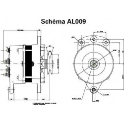 Alternador 12V 90A