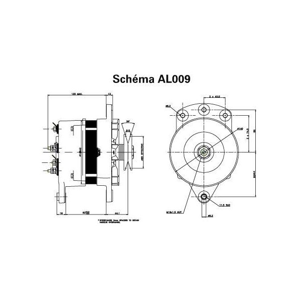 Alternatore 12V 90A - N°2 - comptoirnautique.com