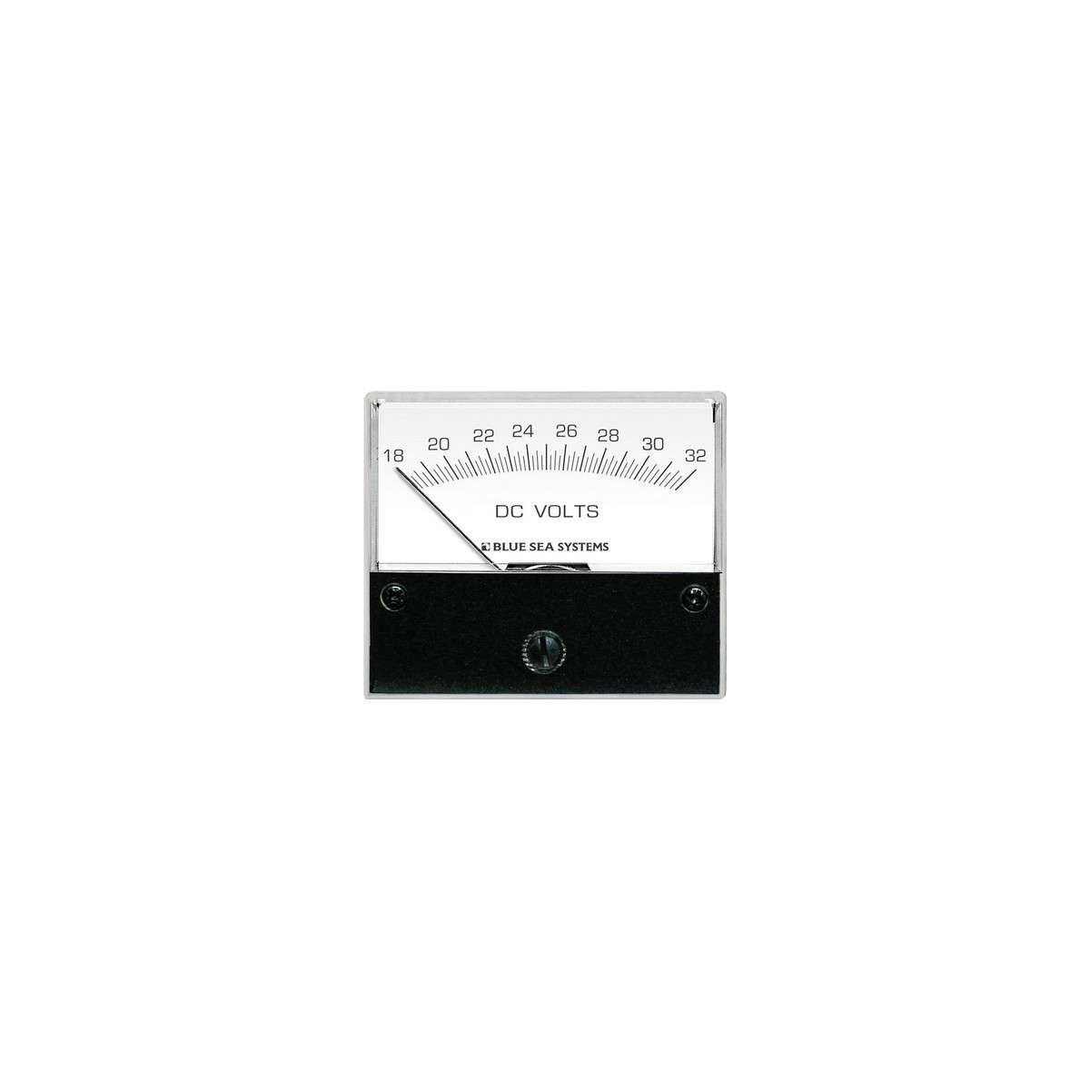 Voltmètre analogique CC - 18 à 32 V