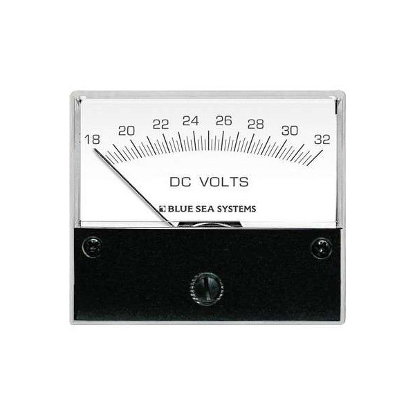 Blue sea systems Analoges Voltmeter 18 bis 32 Volt für Gleichstrom 8240-BSS  - Comptoir Nautique