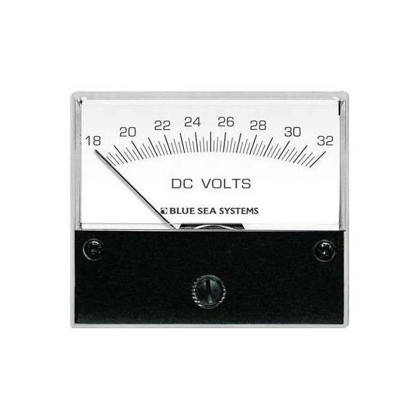 Voltmètre analogique CC - 18 à 32 V - N°1 - comptoirnautique.com