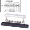 Bloque de terminales Mini Bus 100A de 7 patillas + tapa - N°1 - comptoirnautique.com